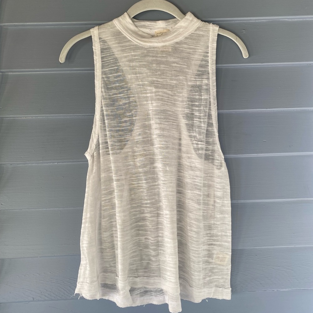 Free People: We The Free Gauzy High-Neck Tank